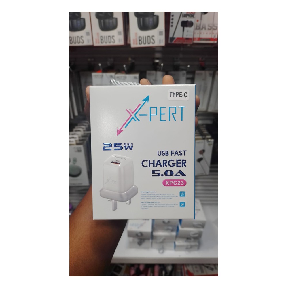 X-PERT USB Fast Charger (Model: XPC23)